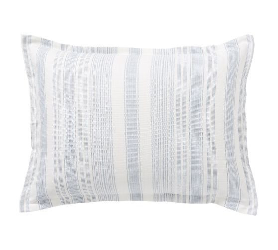 Hawthorn Striped Cotton Sham | Pottery Barn (US)