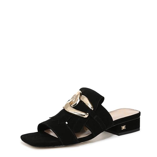 Sam Edelman Women's Darby Slide Sandal Black 8 M | Amazon (US)