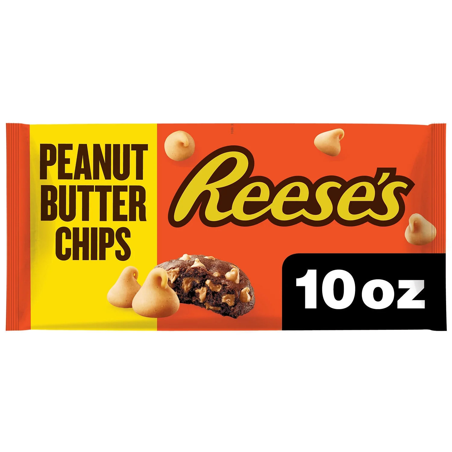 Reese's Peanut Butter Baking Chips, Bag 10 oz - Walmart.com | Walmart (US)