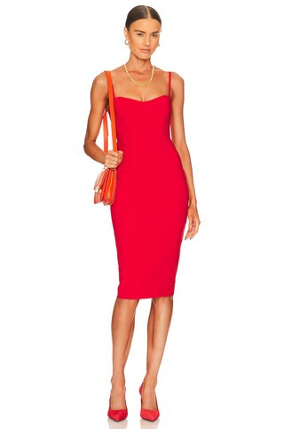 Nookie Allure Midi Dress in Cherry from Revolve.com | Revolve Clothing (Global)