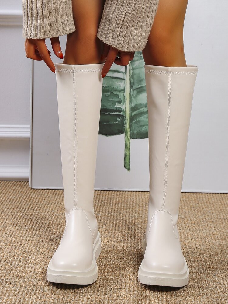 Minimalist Slip On Classic Boots | SHEIN