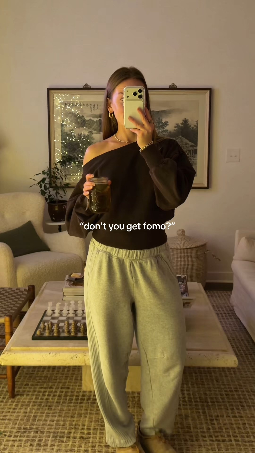 12/6/25 Staying in for the coziest solo night at home ✨ Linking my favorite Aerie loungewear pieces I’m wearing tonight, all of our living room furniture details, and the sweetest little Nutcracker watercolor Christmas book I’ve been painting in. Truly the perfect slow-evening activity during the holiday season.

#LTKdayinmylife #LTKootd #LTKHoliday