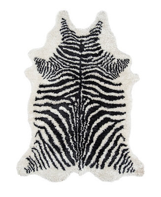 Novogratz Kalahari Kal-1 Black 3'6" x 5'6" Area Rug | Macys (US)