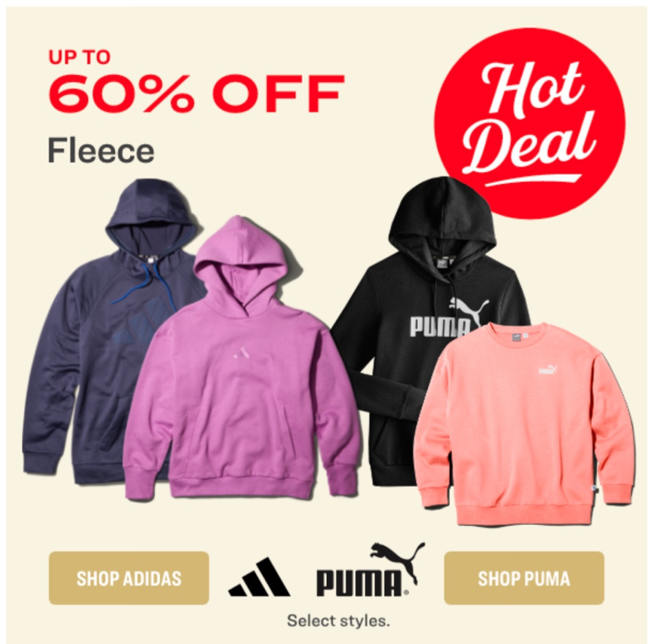 Up to 60% off fleece at Academy  

#LTKGiftGuide #LTKHoliday #LTKActive