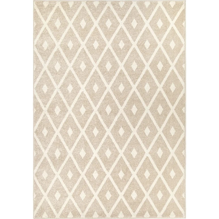 My Texas House Bailey, Beige, Outdoor Area Rug, 5'2" x 7'6" | Walmart (US)