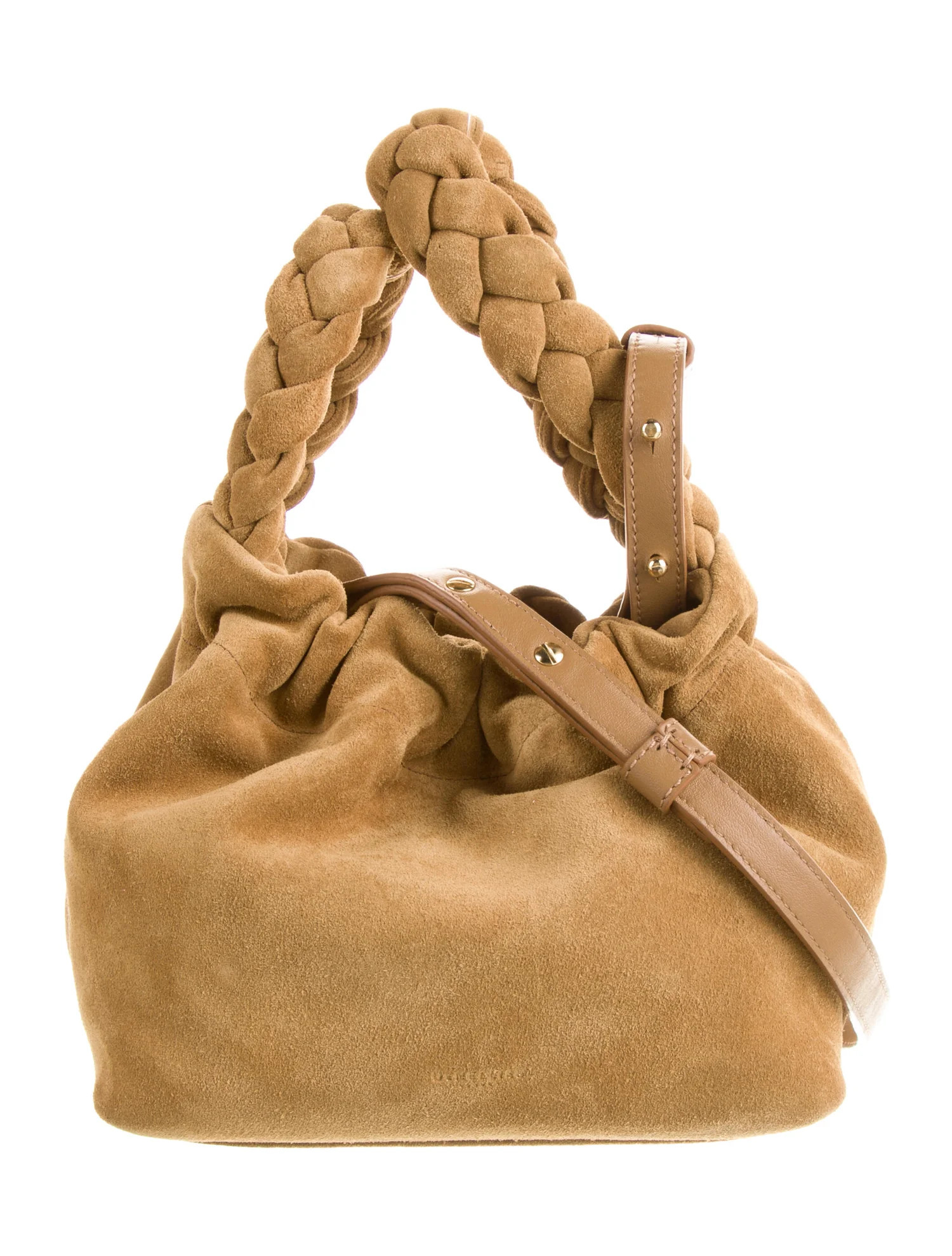 Leather Trimmed Suede Crossbody Bag | The RealReal