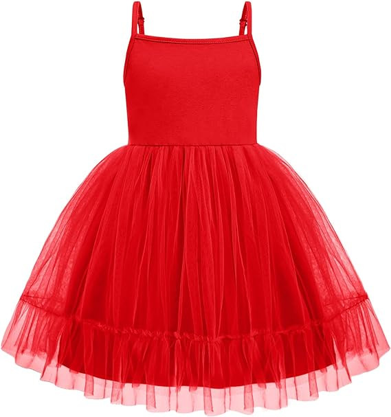 Arshiner Toddler Girls Tulle Dress Rainbow Tutu Birthday Princess Dresses Formal Photoshoot Outfi... | Amazon (US)