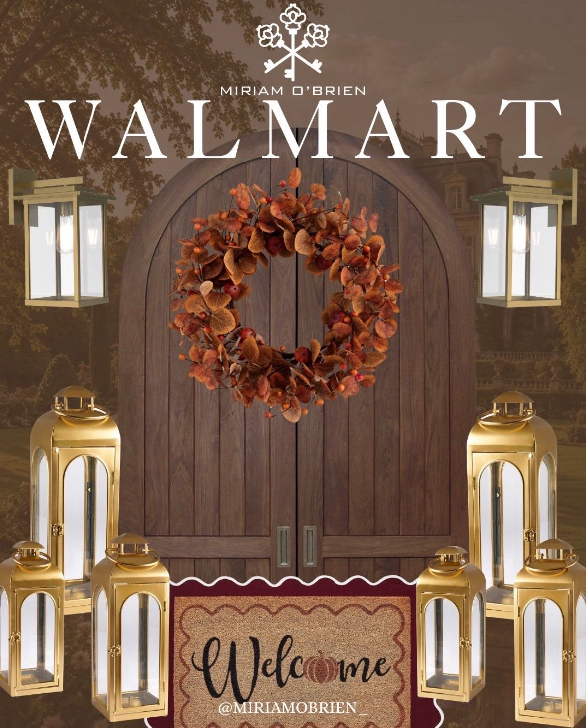 Your front door deserves a little fall magic too! 🍂✨ I love how these Walmart finds can turn a simple entryway into a warm and welcoming fall moment.

Think lanterns, pumpkins, a gorgeous autumn wreath, and a seasonal doormat — easy pieces that make a BIG difference.

Save this for your fall decorating list! 🤎

Follow @MiriamObrien on Instagram and TikTok for more home finds & seasonal inspiration.

#WalmartFinds #WalmartHome #WalmartDecor #FallDecor #FallFrontPorch #FrontPorchDecor #FallPorch #FallWreath #AutumnDecor #PumpkinDecor #EntrywayDecor #OutdoorDecor #HomeDecor #HomeInspo #FallHome #LTKHome #LTKFinds #LTKCreator #WalmartStyle

#LTKOver40 #LTKSeasonal #LTKHome