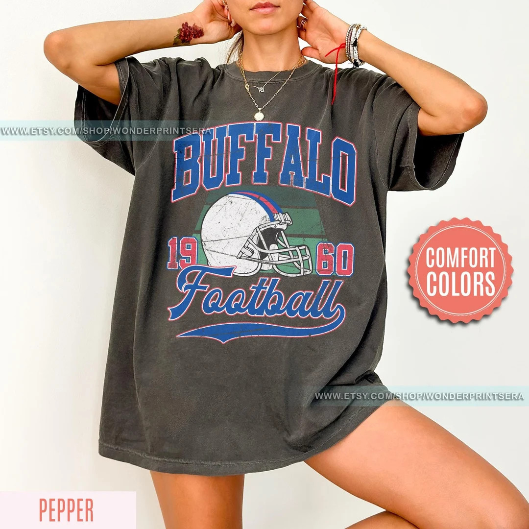 Vintage Style Comfort Colors T-shirt, Buffalo Bill T-shirt, Bill T-shirt, Bills Football, Buffalo... | Etsy (US)