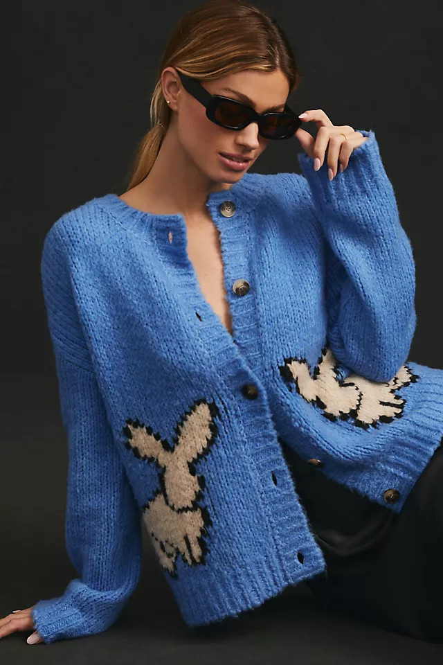 Maeve Bunny Slope Cardigan Sweater | Anthropologie (US)