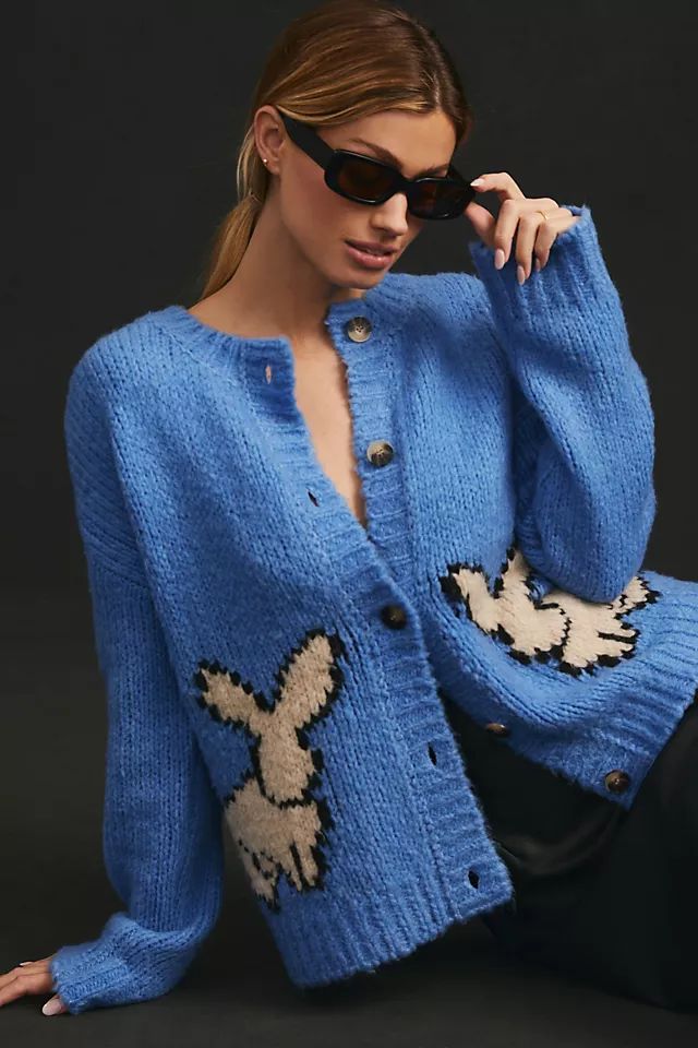 Maeve Bunny Slope Cardigan Sweater | Anthropologie (US)