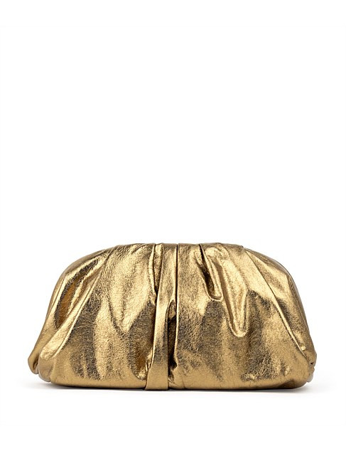 NEVA RUCHED FRAME CLUTCH | David Jones (Australia & New Zealand)