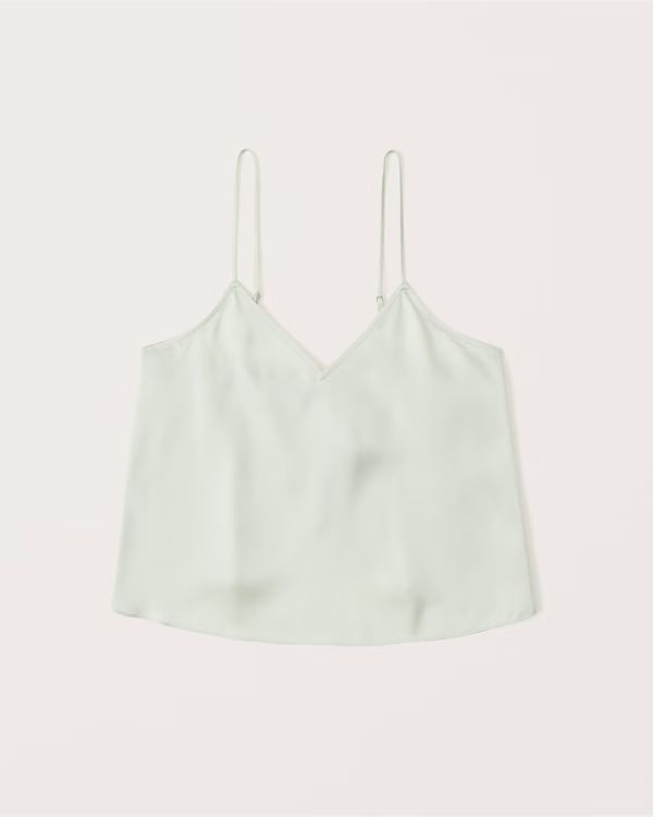 Women's Satin Sleep Cami | Women's Matching Sets | Abercrombie.com | Abercrombie & Fitch (US)