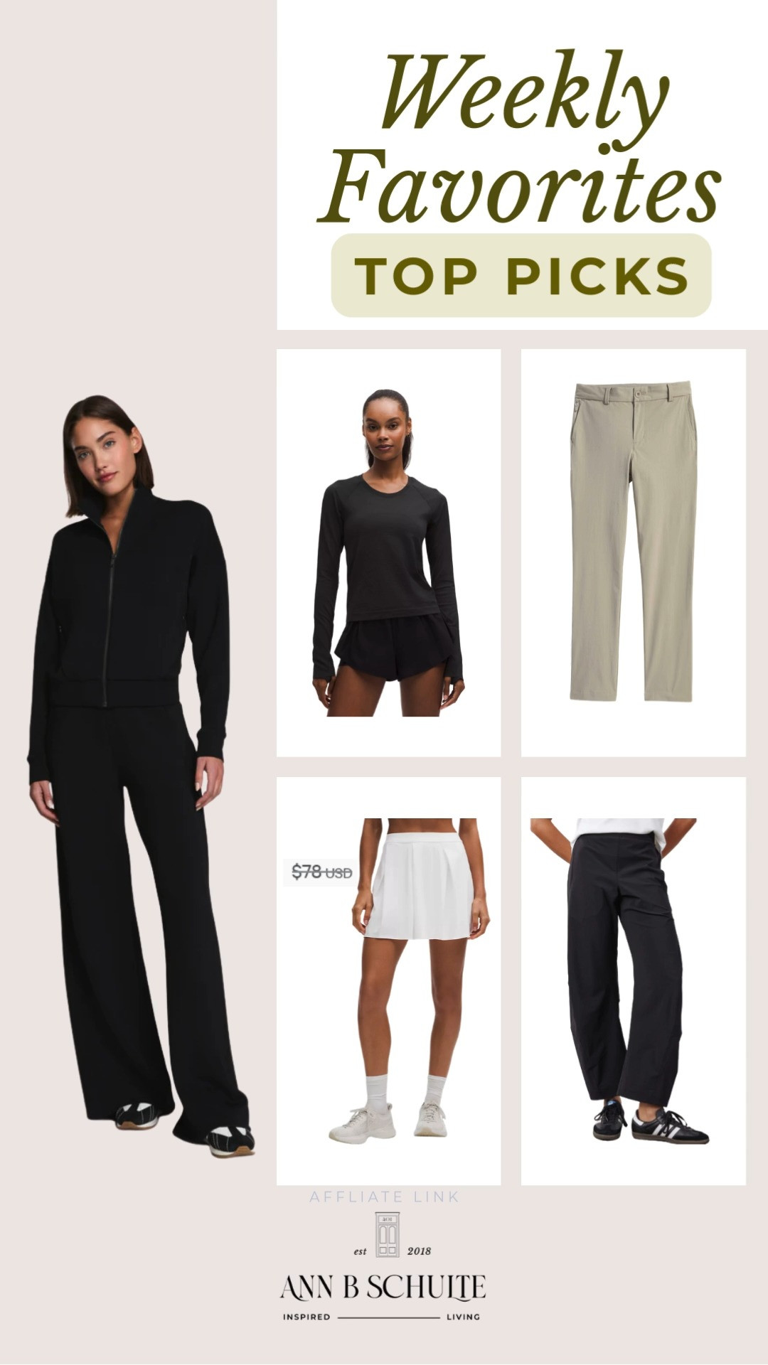 Weekly faves just landed and the vibes are seriously good. A mix of cozy feels, fresh inspo, and happy energy all around 🌷🤍✨  
#LTKFinds #StyleInspo #OOTDIdeas #FashionEdit #LTKStyle #TrendingNow #LifestyleGoals #OutfitInspiration #LTKCreator #WeeklyFaves
 

 #LTKootd #LTKActive