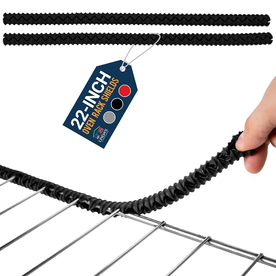 Silicone Oven Rack Shields by Linda’s Essentials (2 Pack) | Heat Resistance Silicone Oven Rack ... | Amazon (US)