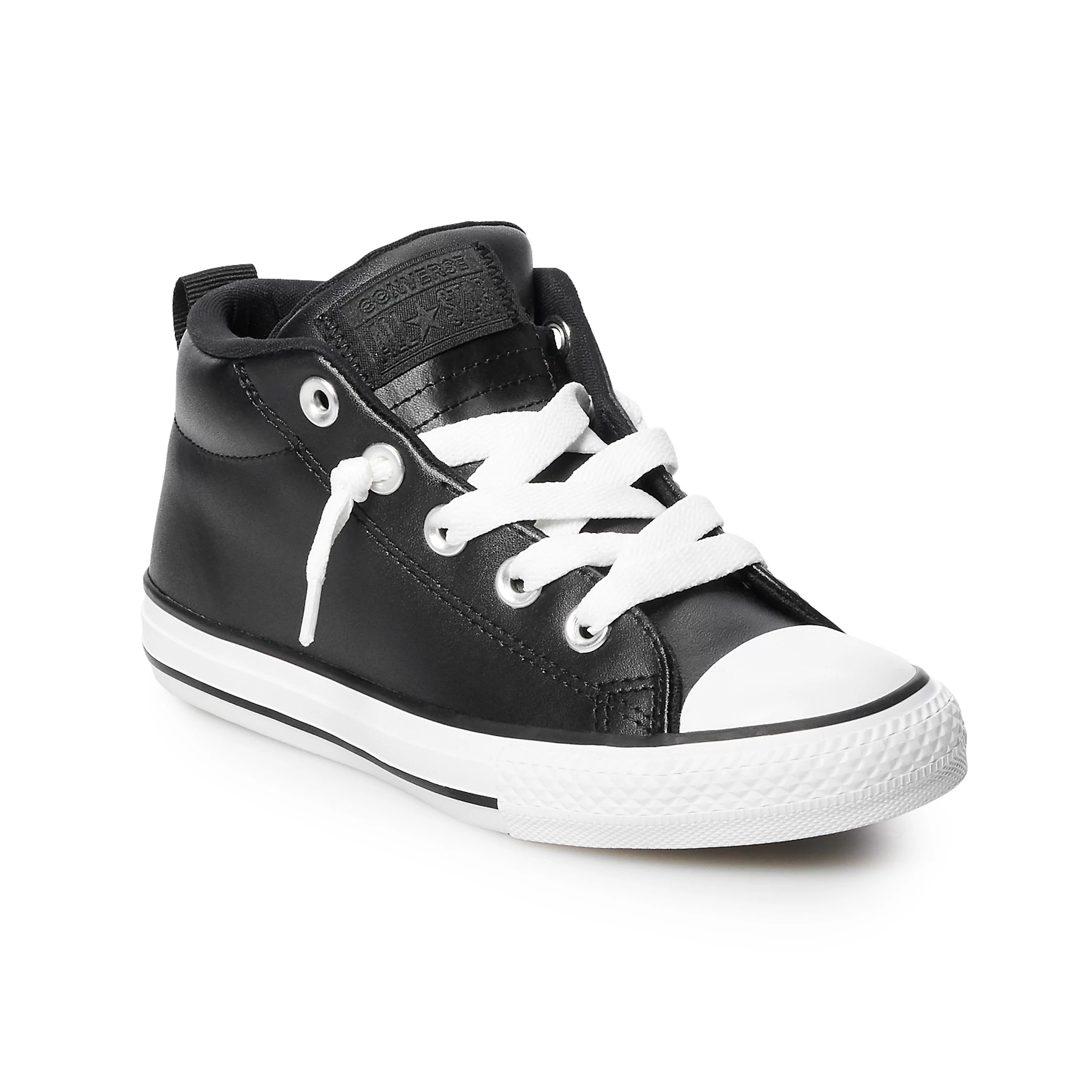 Boys' Converse Chuck Taylor All Star Street Mid Leather Sneakers | Kohl's
