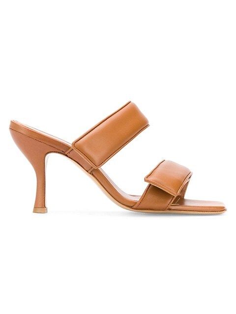 Gia X Pernille Padded Leather Mules | Saks Fifth Avenue