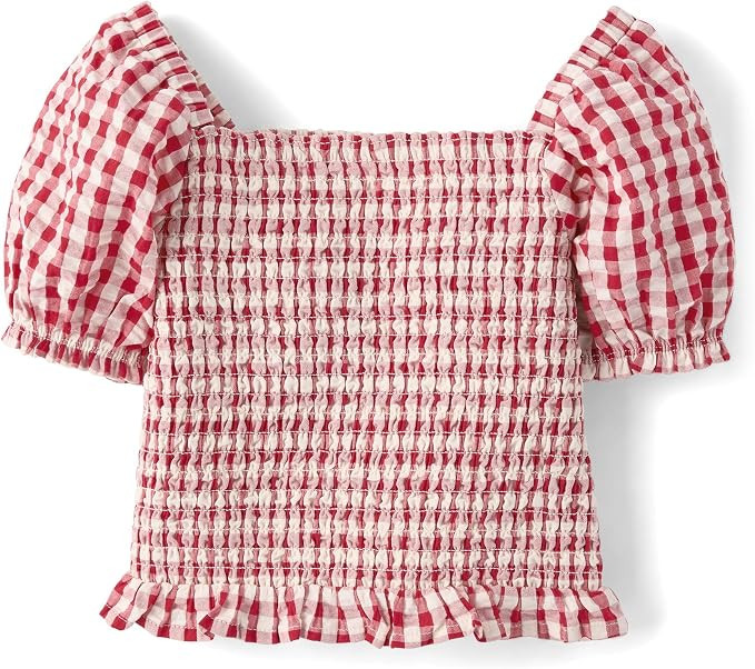 Gymboree Girls' Short Sleeve Smocked Top | Amazon (US)