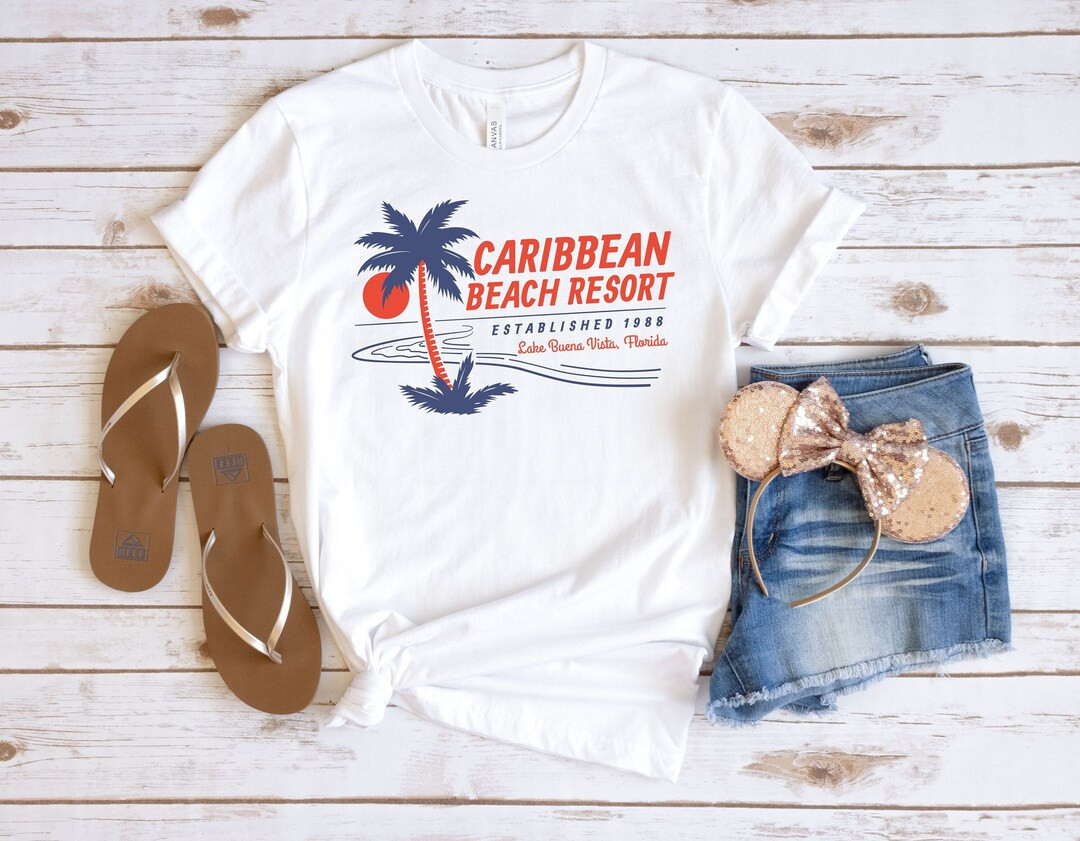 Caribbean Beach Resort Shirt, CBR Disney World Resort Shirt, Family Vacation Matching Shirt, Magi... | Etsy (US)