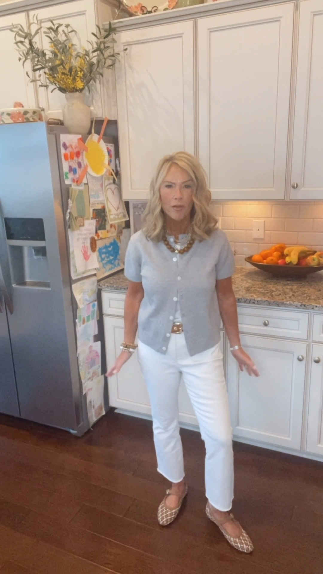 Love gray and white with camel/brown accessories!!! 

#LTKootd #LTKgrwm