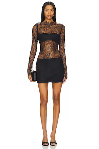 Lovers and Friends Allegre Mini Dress in Black from Revolve.com | Revolve Clothing (Global)
