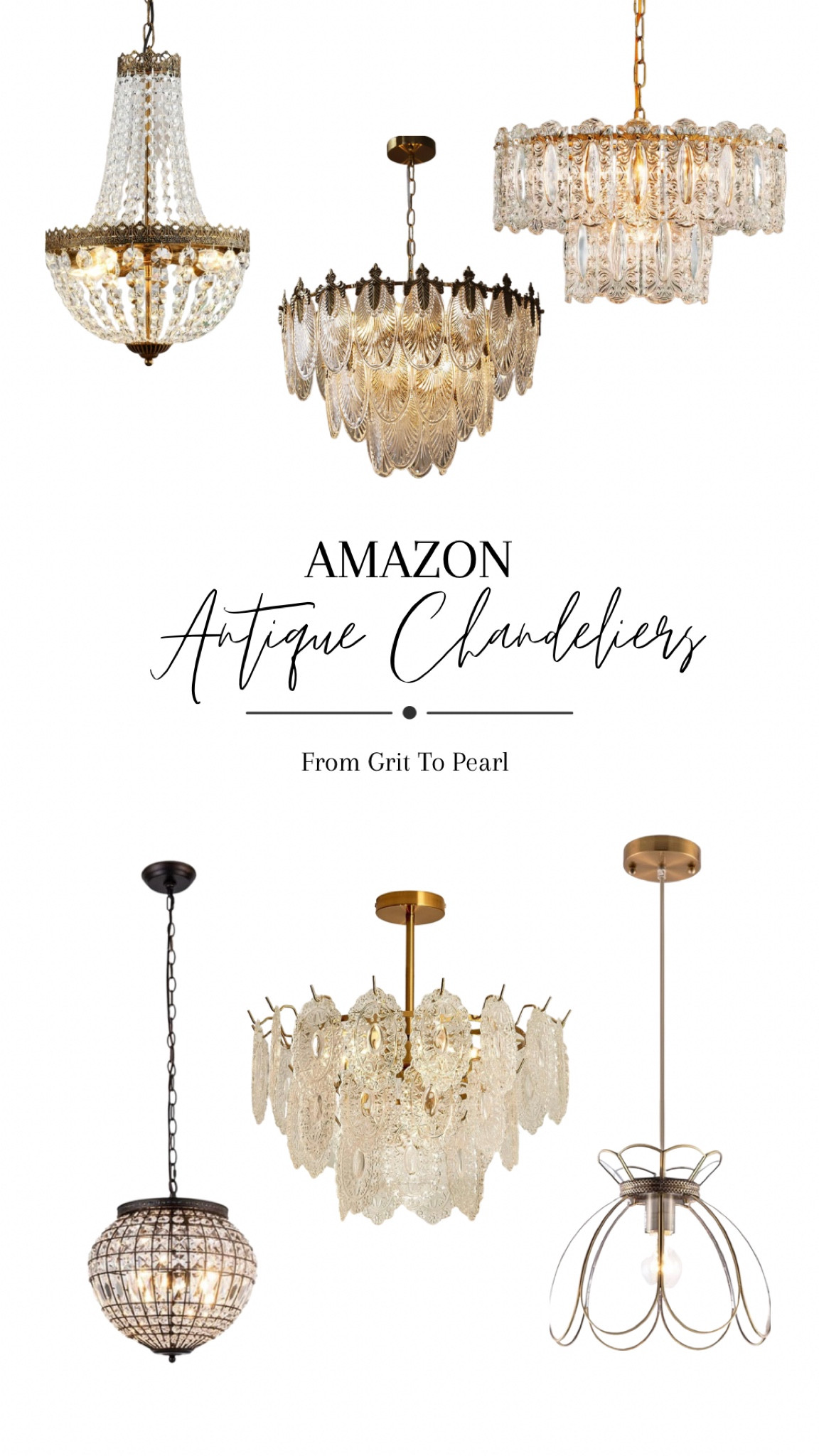 My favorite antique styled chandeliers on Amazon 

#LTKhome #LTKFind