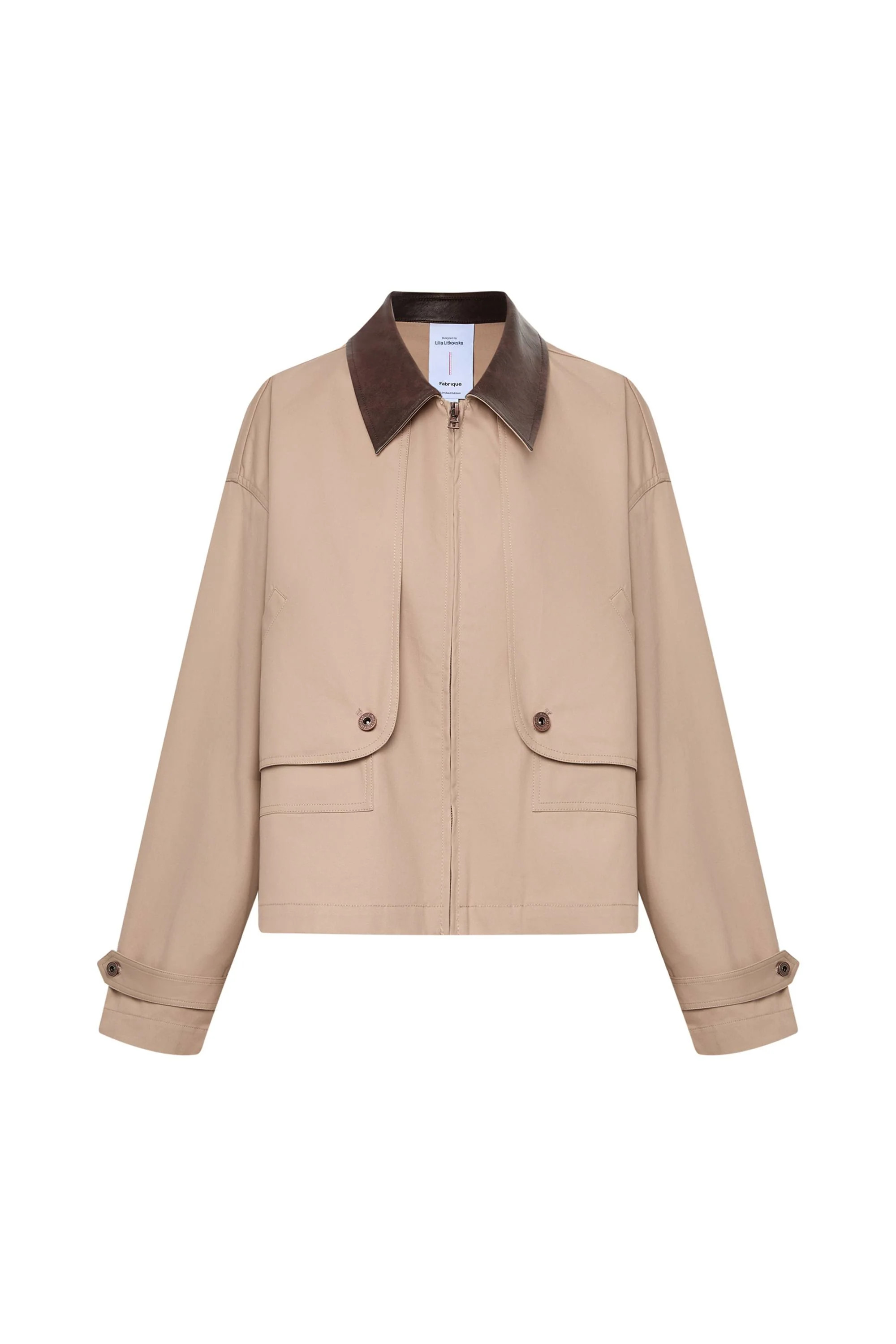 Dnipro Oversized Lightweight Utility Jacket in Cotton Twill | Fabrique