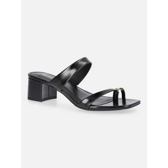 No Boundaries Embellished Toe Ring Sandals, Women's | Walmart (US)