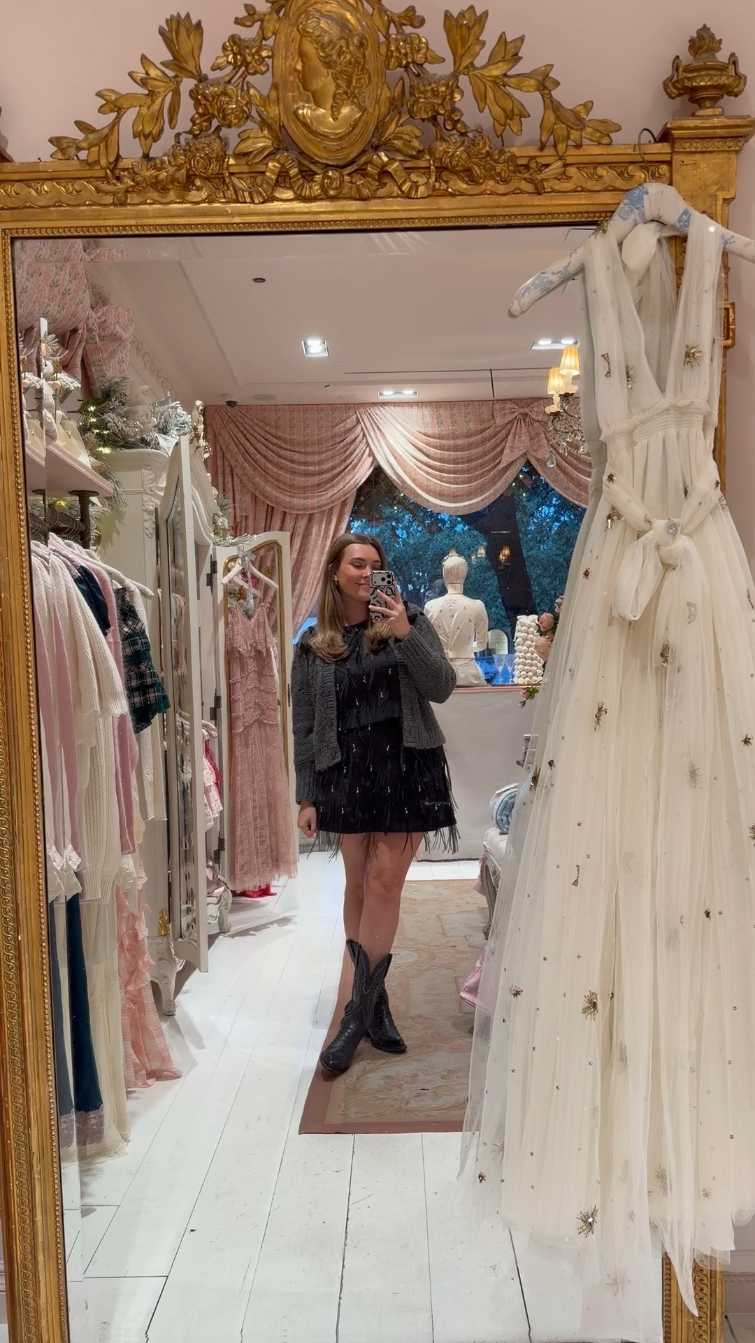 I’ve always been a huge Antonio Melani fan but their latest line at Dillards is truly so spectacular! 
This fun two piece set is super flatting (runs true to size) and cute with a sweater and boots for a busy work event or pair it with a heel and clutch for your next Christmas party! 


#LTKHoliday #LTKootd #LTKMidsize