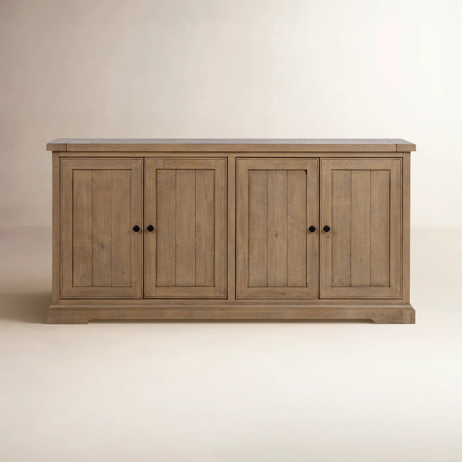Vienna 4-door Reclaimed Pine Wood Buffet Sideboard | Birch Lane