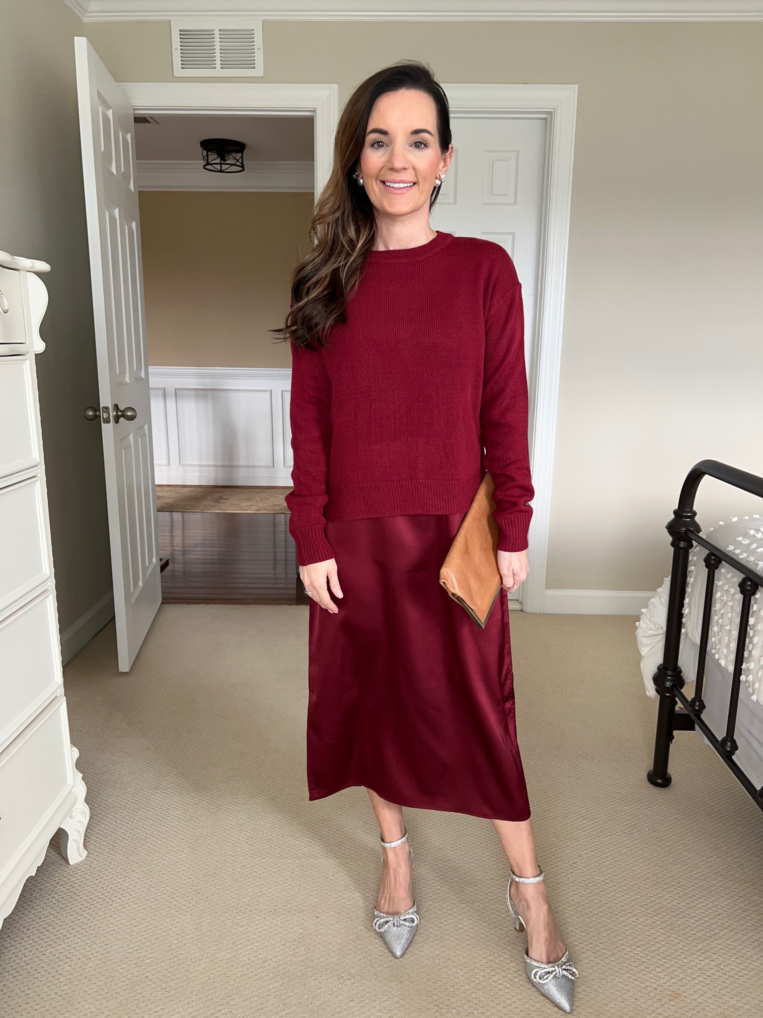 Walmart Sweater Dress Set 
Wearing xs 
Comes in 4 colors
Shoes are from target fit tts. 
Holiday outfits / holiday style 


#LTKparties #LTKstyletip #LTKfindsunder50