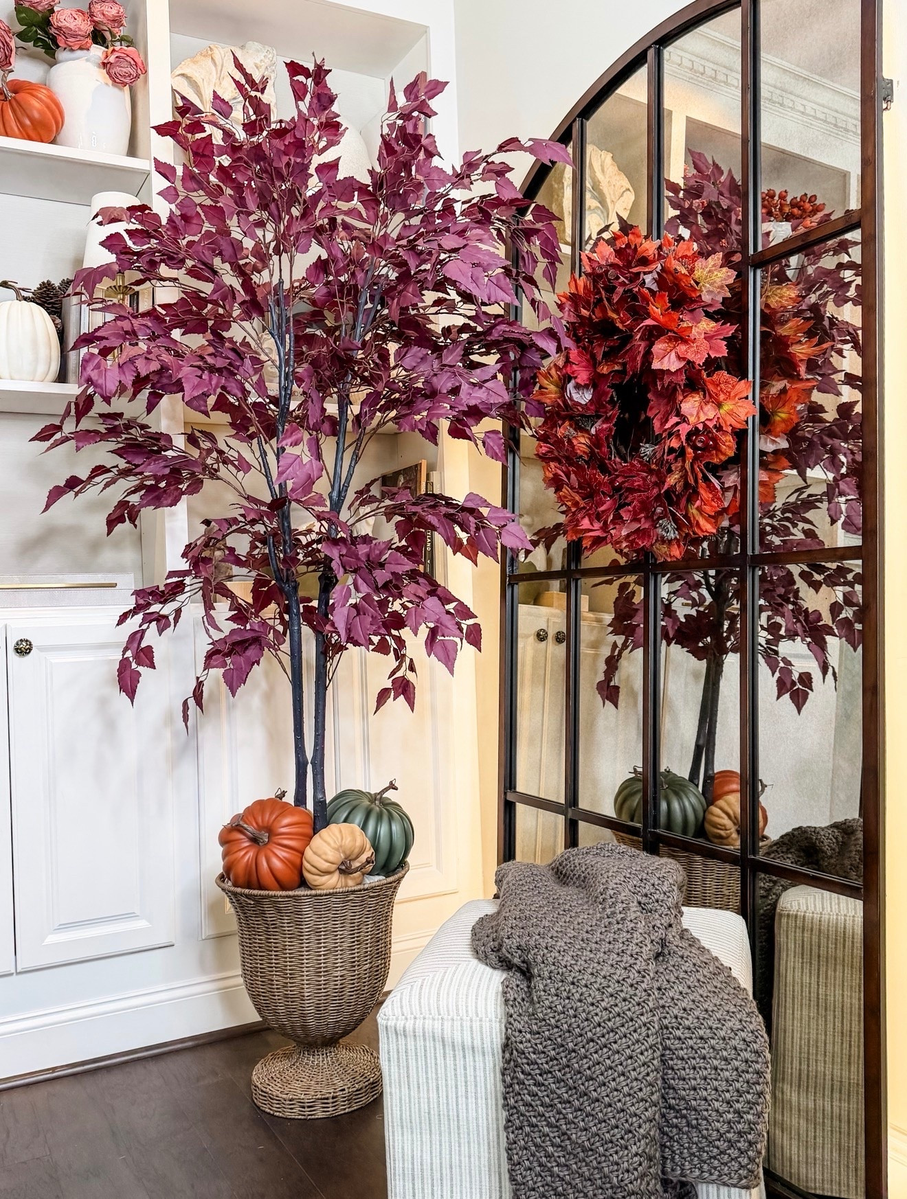 The fall tree that transforms a room 🍂 Rich, dramatic color and instant autumn impact—no falling leaves required! Shop my Simply Stunning fall tree on QVC. 🤎

#LTKSeasonal #LTKHome