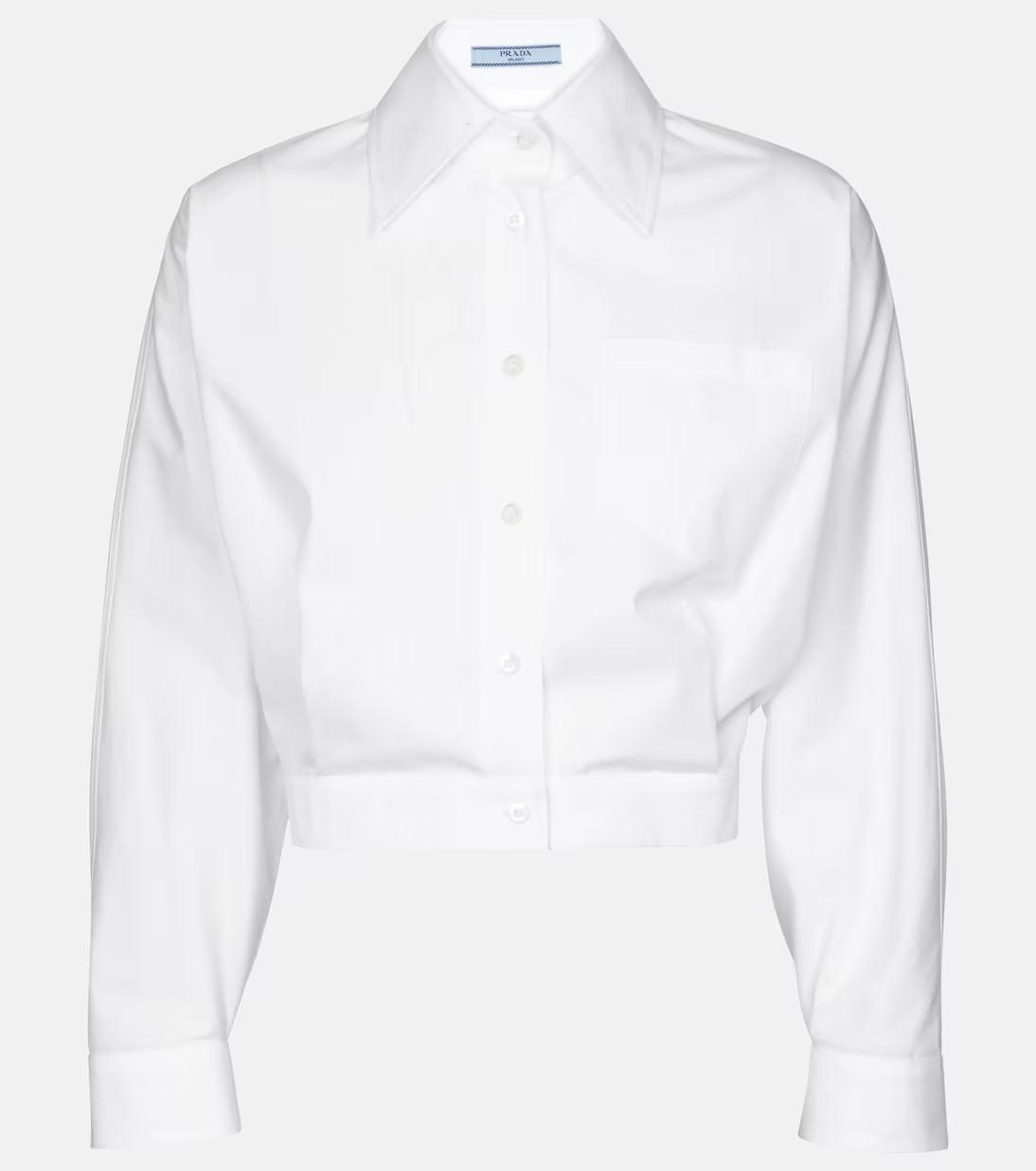 Cropped cotton shirt | Mytheresa (US/CA)