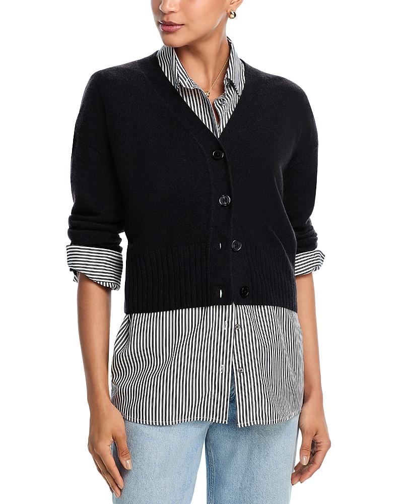 Aqua 100% Cashmere V Neck Cardigan - Exclusive | Bloomingdale's (US)