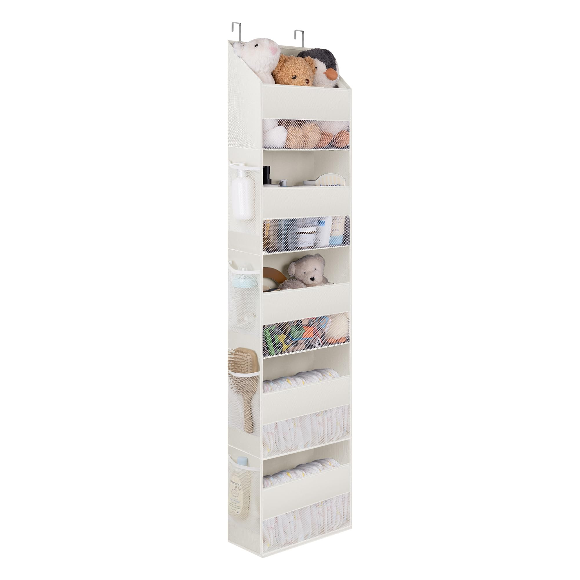 GRANNY SAYS Over The Door Organizer, 5-Shelf Behind The Door Storage with 8 Pockets and Clear Win... | Amazon (US)