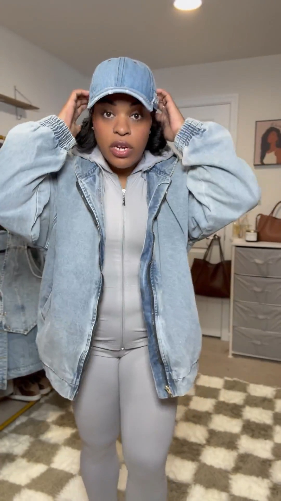  
My new favorite jacket. I can’t get enough! Just the right weight, quality denim, and a unique design! #denimjackets 
#edikted 
 

#LTKootd #LTKMidsize #LTKOver40