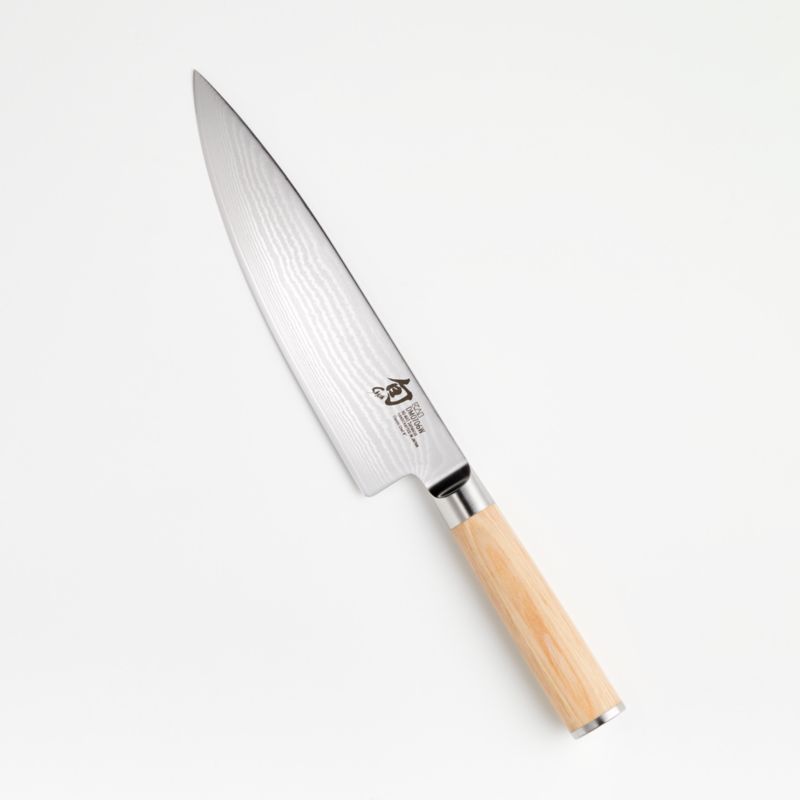 Shun Classic Blonde 8" Chef's Knife + Reviews | Crate and Barrel | Crate & Barrel