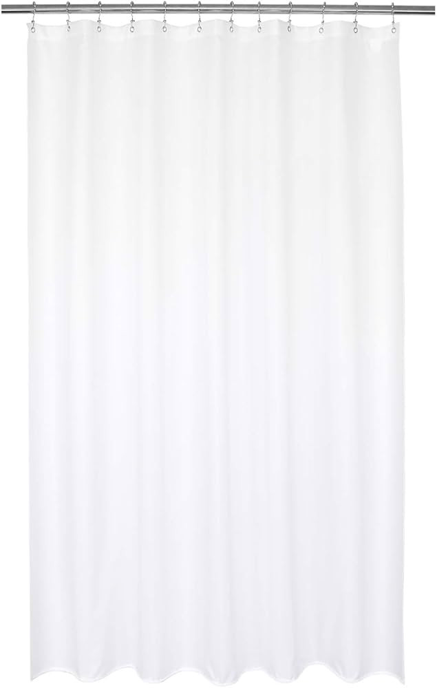 Barossa Design Waterproof Fabric Shower Curtain or Liner Microfiber 72" W x 90" H - Extra Long, H... | Amazon (US)