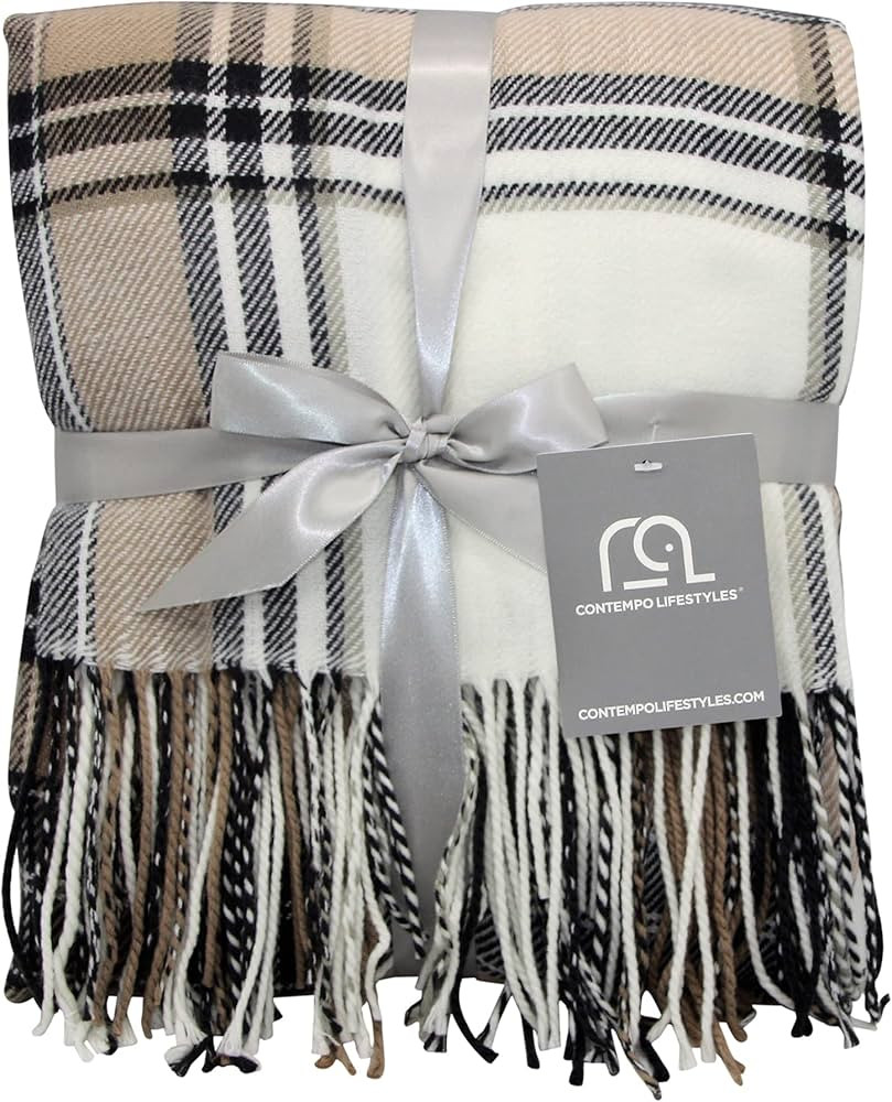 Blankets - Decorative Classic Blanket - Buffalo Plaid Throw Blanket - Comfortable and Ultra-Soft ... | Amazon (US)
