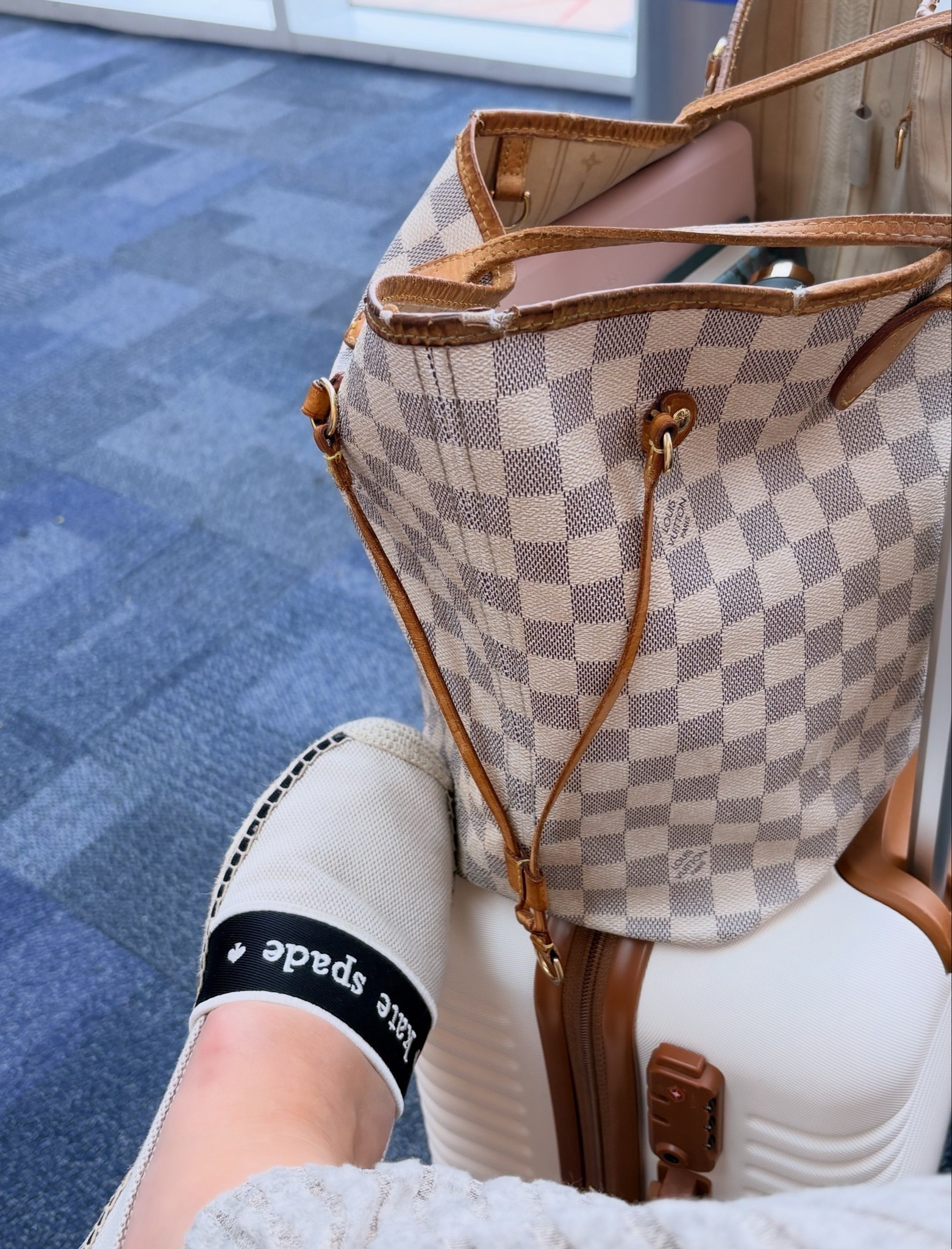 Travel day ✈️ 

LTKSeasonal / LTKsalealert / travel outfit / Kate spade / Kate spade espadrilles / espadrilles / tote bag / travel tote bag / travel tote / travel bag / luggage / travel luggage / trending / trendy / trendy luggage / neutrals / neutral luggage / neutral bags / neutral style / designer shoes / designer bags / luxury bags / Louis Vuitton / Amazon / Amazon finds / Apple iPad / iPad / sale / sale alert

#LTKTravel #LTKSeasonal #LTKSaleAlert