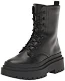 Steve Madden Women's Mansel Combat Boot, Black, 6 | Amazon (US)