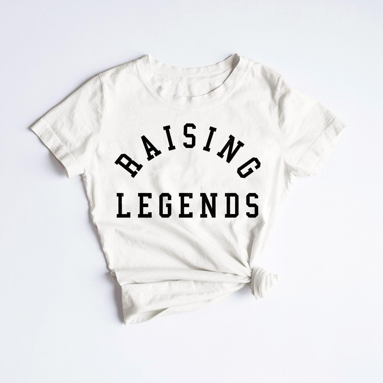 Womans Raising Legends Tshirt in White - Ford And Wyatt | Ford and Wyatt