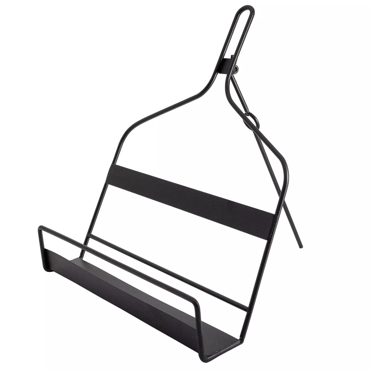 AuldHome Design Rustic Black Metal Cookbook Stand; Vintage Recipe Holder for Cooking and Baking | Target