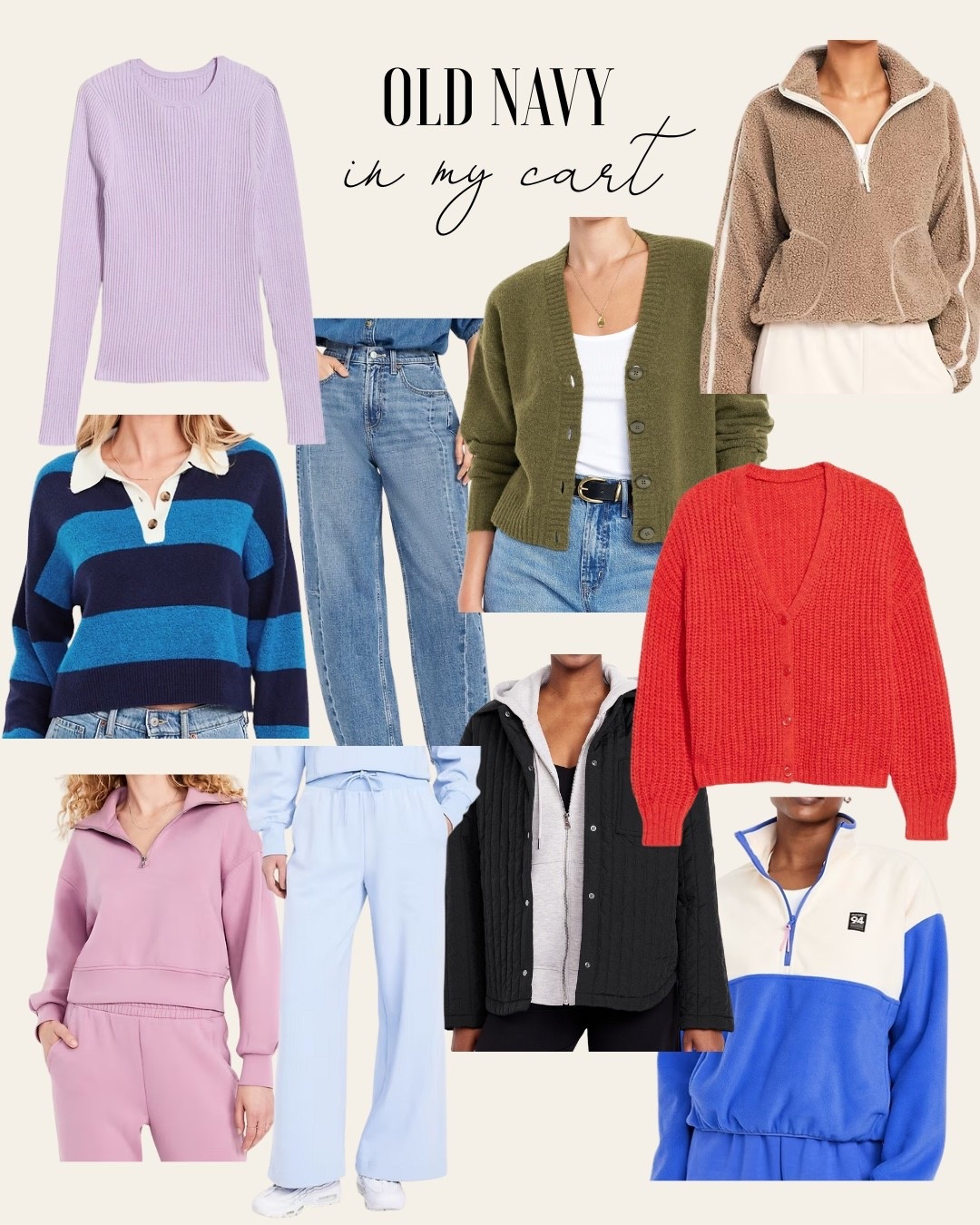 50% off Old Navy- here’s what’s in my cart 