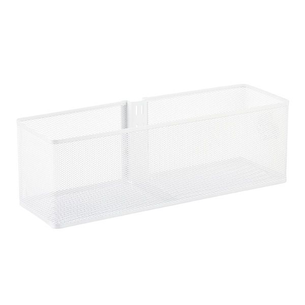 Elfa Utility Large Mesh Basket White | The Container Store