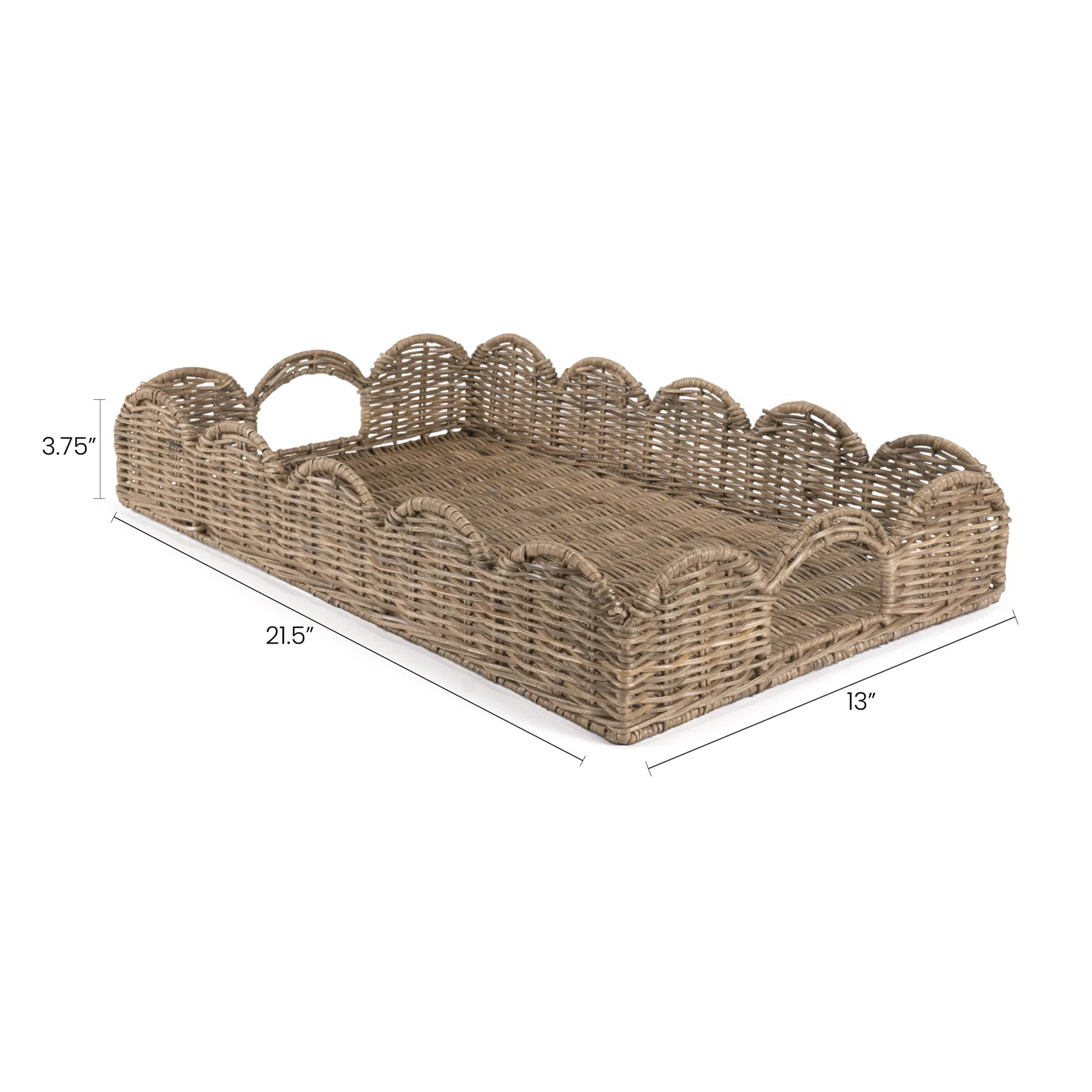 Bay Isle Home Adelline Wicker Tray | Wayfair | Wayfair North America