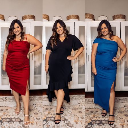 Wedding guest dresses for fall and winter!

Love this black wrap dress with sleeves, the off the shoulder royal blue dress, and red spaghetti strap dress!

Curvy dresses
Wedding guest dresses
Occasion dresses
Black dress
Red dress
Blue dress
Amazon dresses
Midi dress
Maxi dress
Midsize  

#LTKwedding #LTKmidsize #LTKfindsunder50