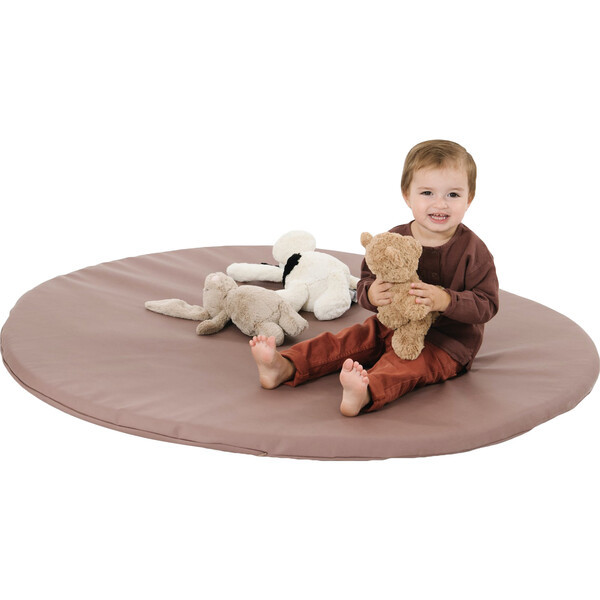 Midi Circle Padded Mat, Currant | Maisonette