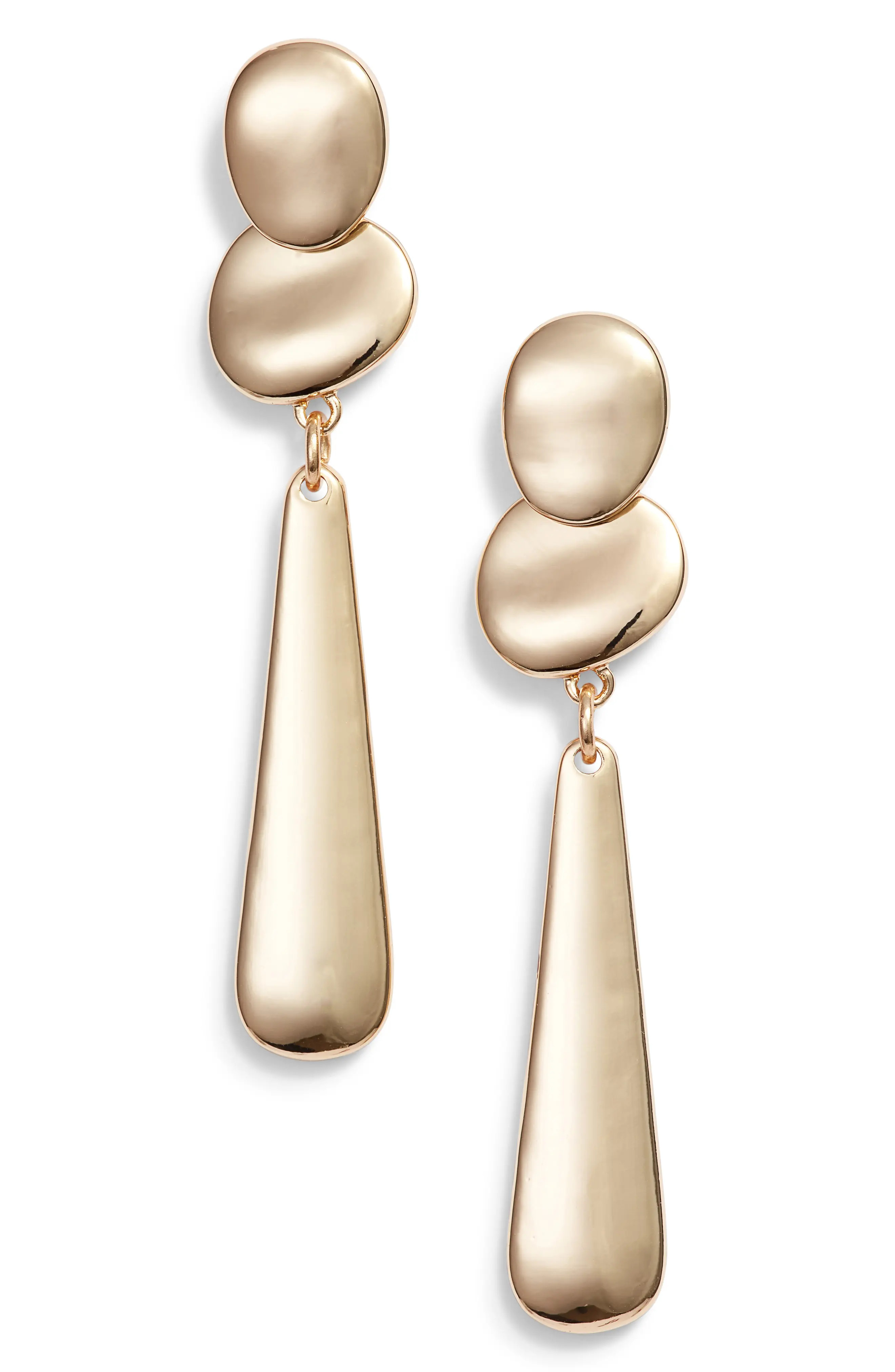 Halogen® Hacked Classic Linear Earrings | Nordstrom