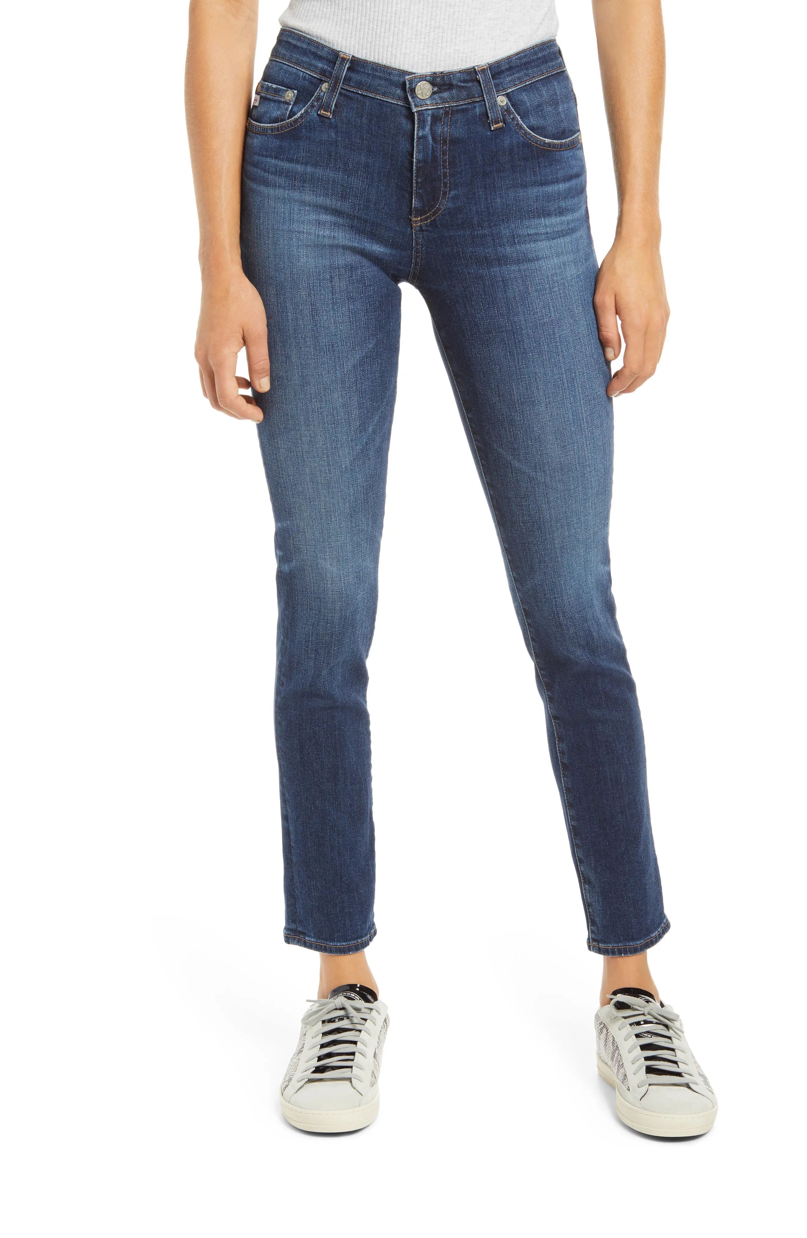 Women's Ag Jeans Prima Ankle Skinny Jeans, Size 31 - Blue | Nordstrom